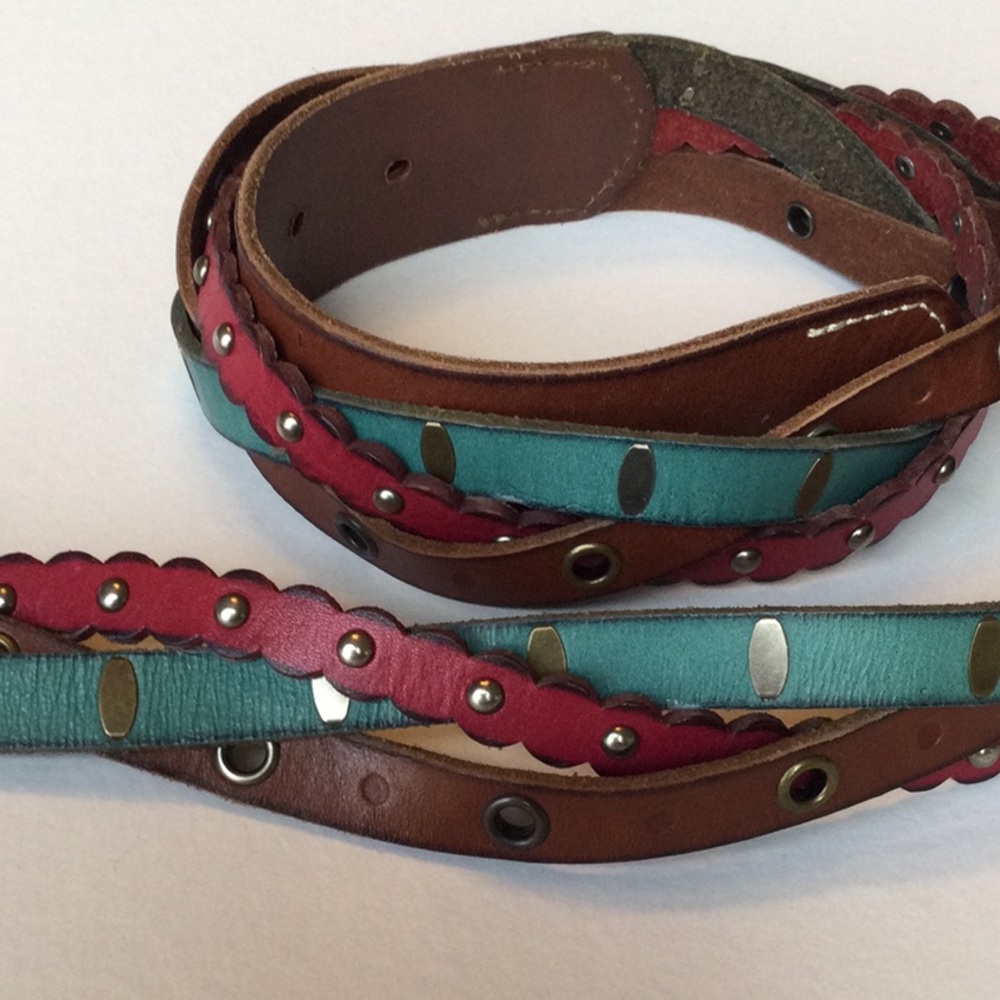 FOSSIL BELT BRAIDED MULTICOLORED - Picture 4 of 7